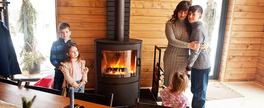 Morso Cast Iron Fireplace Insert Installation in Portland, Oregon