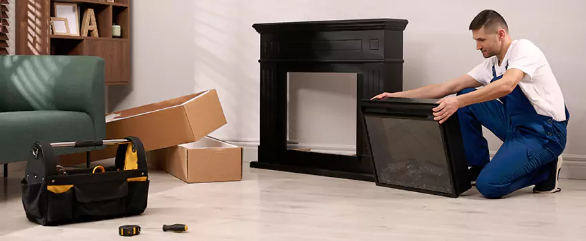 Old Rusted Metal Fireplace Repair And Replacement in Portland, OR